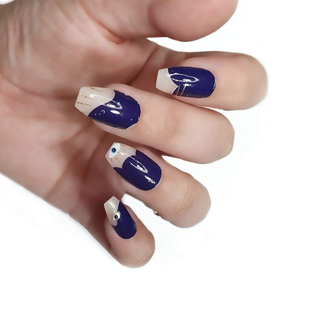 Personail Nail Wraps Evil Eye