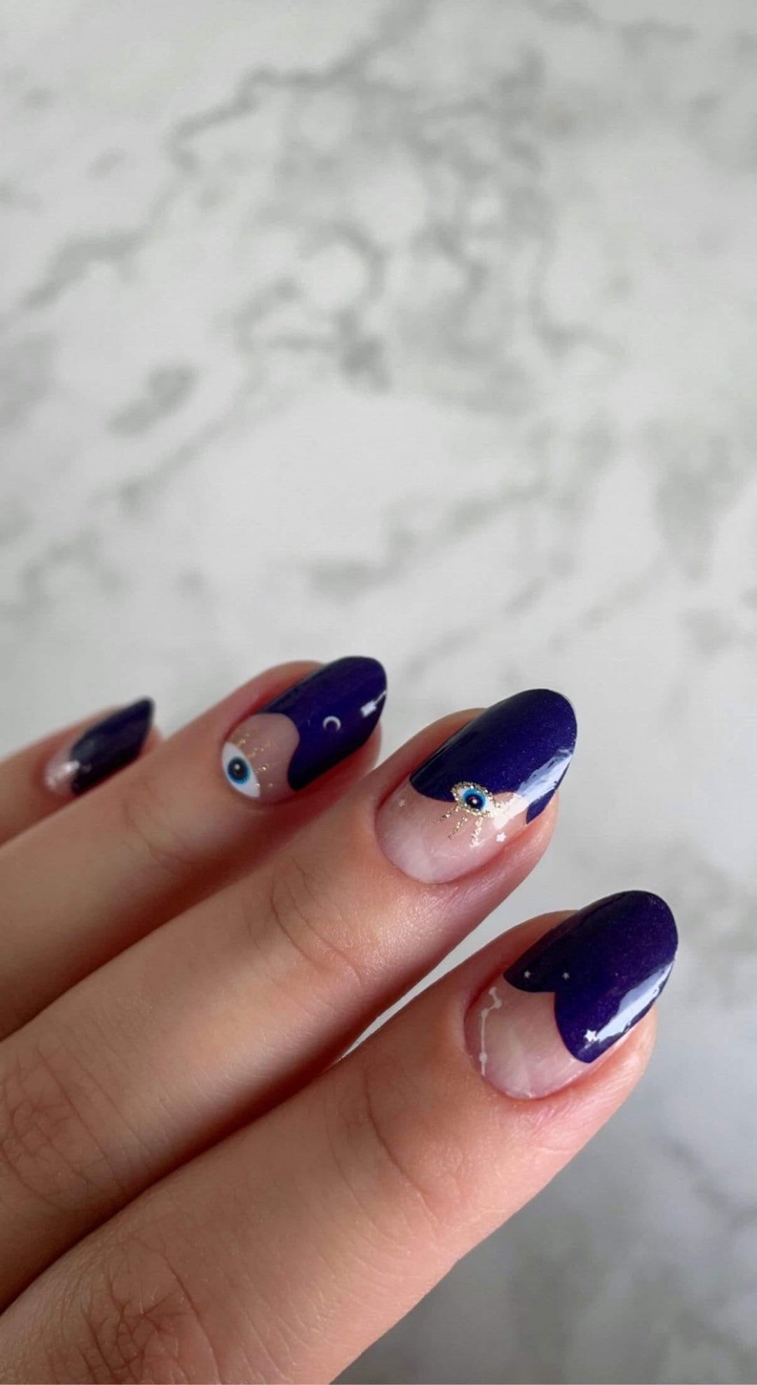 Personail Nail Wraps Evil Eye