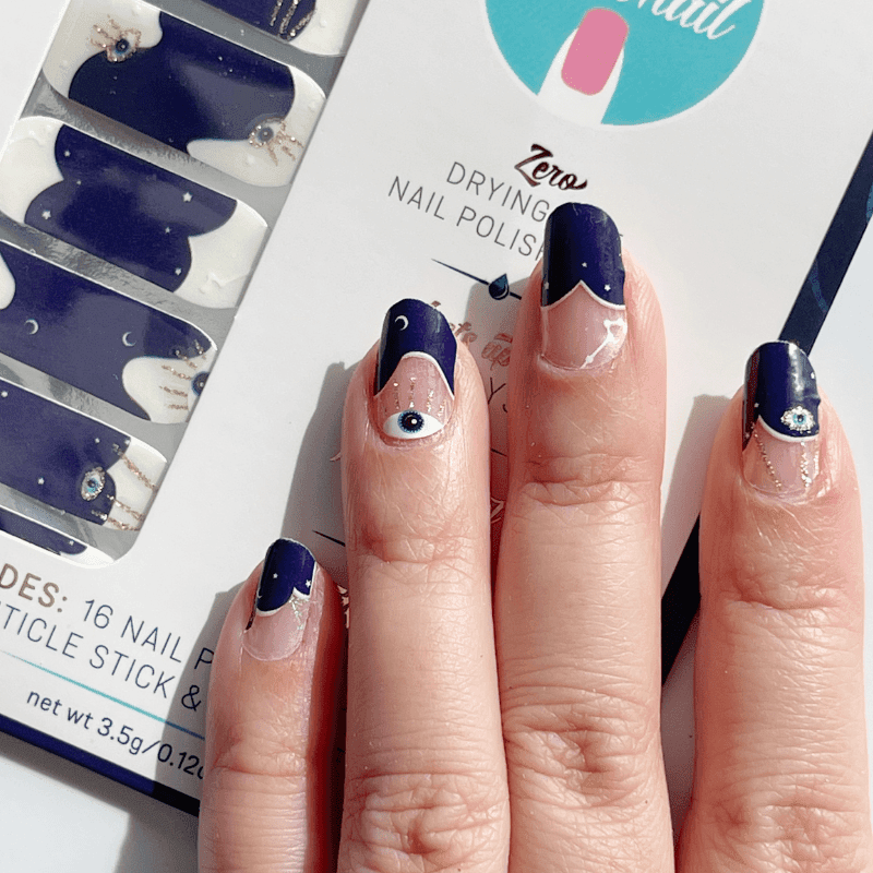 Personail Nail Wraps Evil Eye