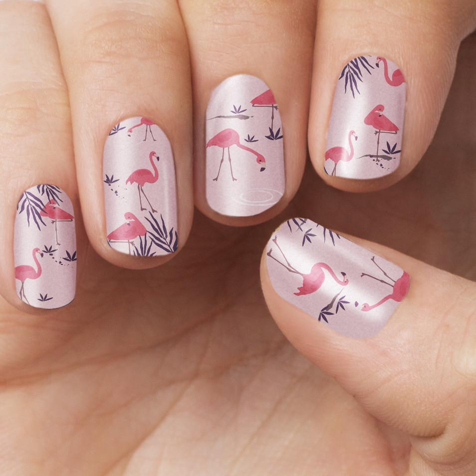 Personail Nail Wraps Flamingo