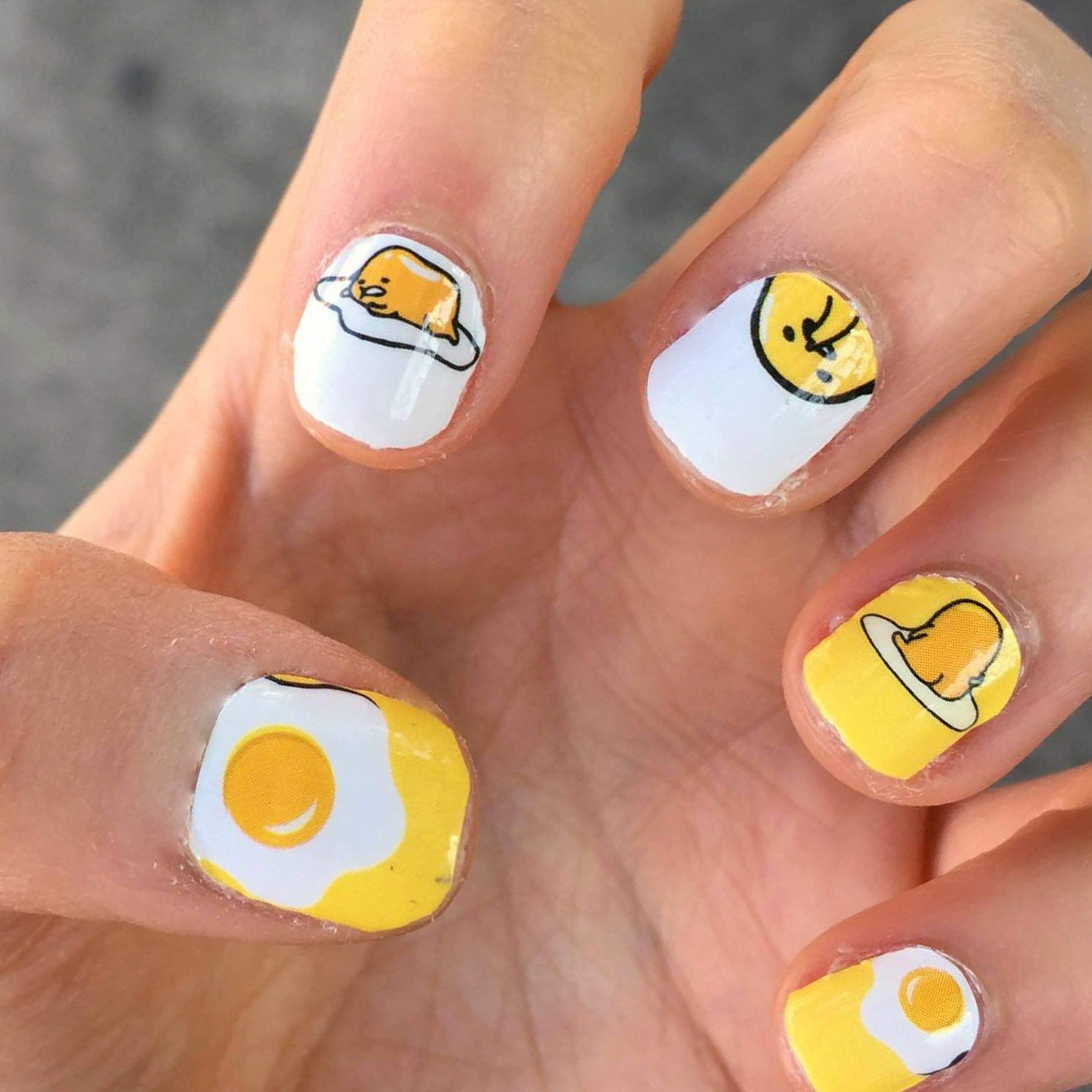 Personail Nail Wraps Gudetama