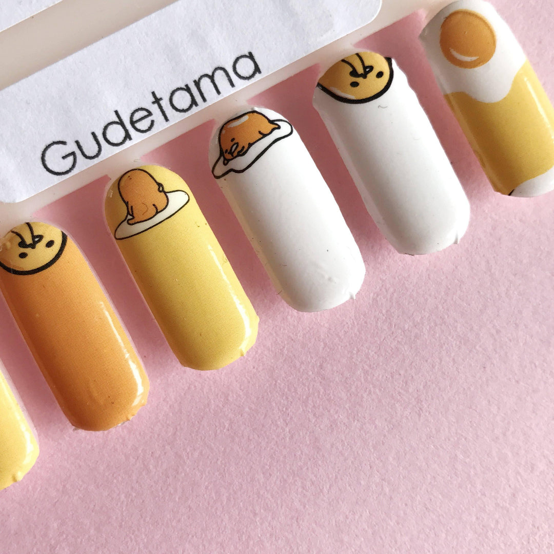 Personail Nail Wraps Gudetama