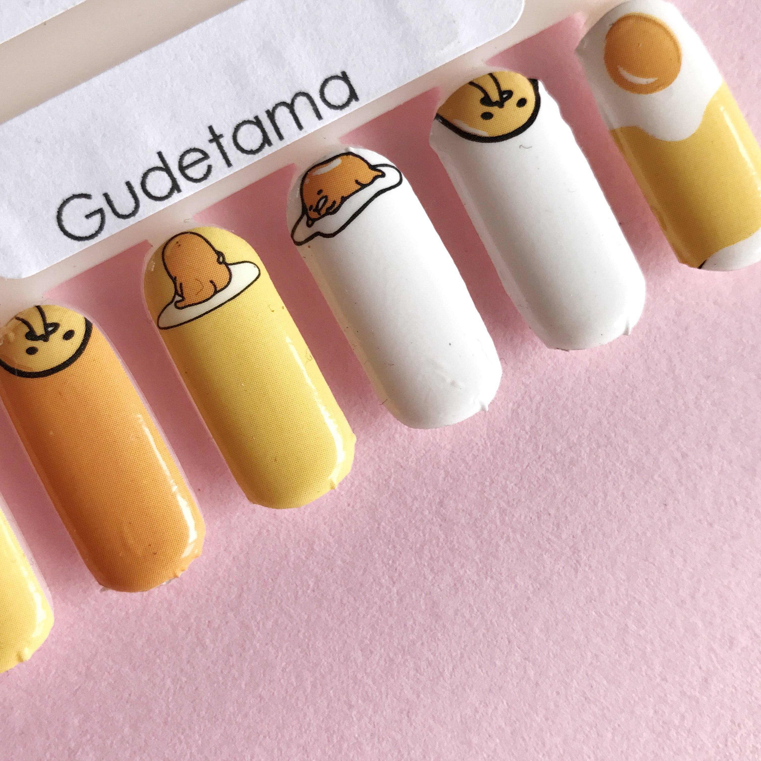 Personail Nail Wraps Gudetama