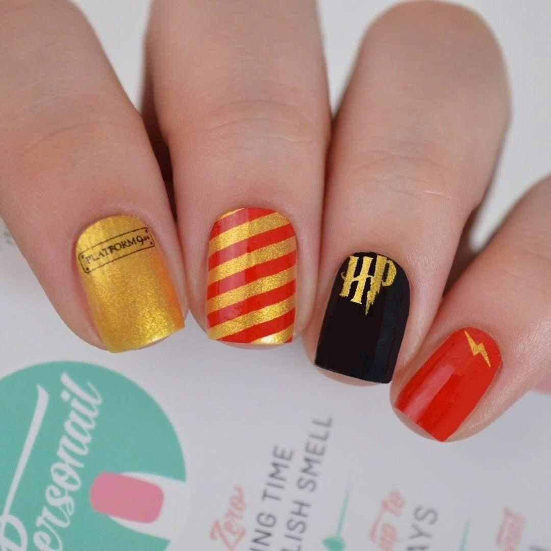 Personail Nail Wraps Harry Potter