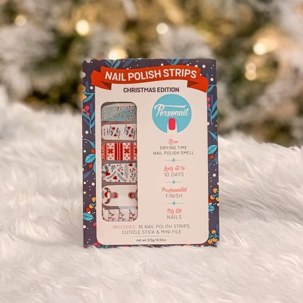 Personail Nail Wraps Ho Ho Holy Christmas Nails