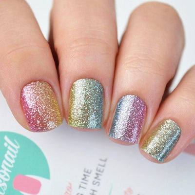 Kaleidoscope | Rainbow Glitter Nail Polish Wraps