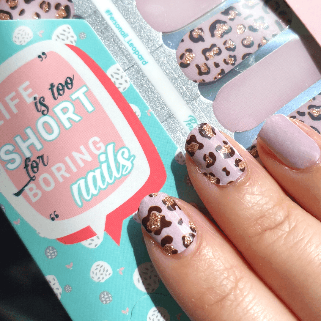 Personail Nail Wraps Leopard