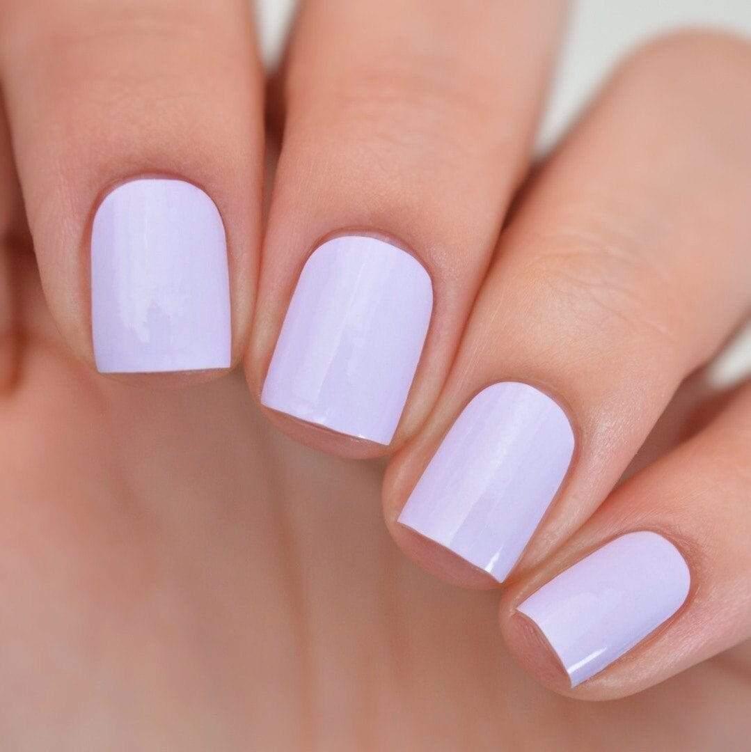 Top 30 Prettiest Lavender Nail Design Ideas (2023 Update) | Lavender nails,  Purple glitter nails, Lilac nails