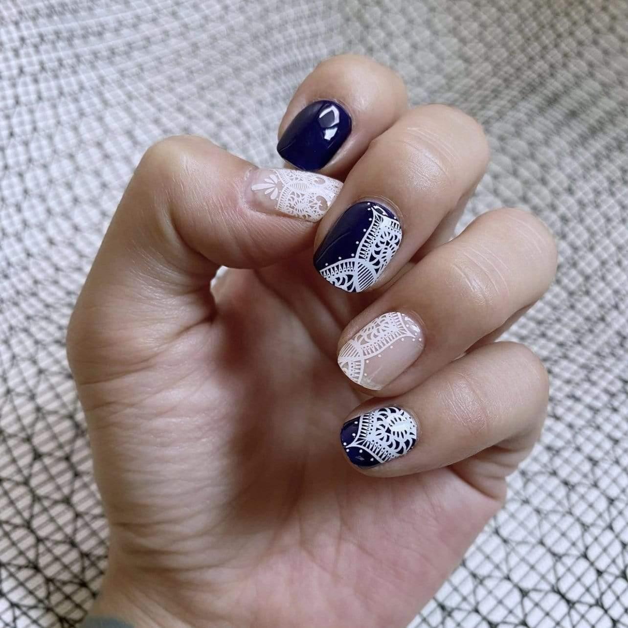 Personail Nail Wraps Mandala (Transparent)