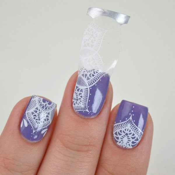 Personail Nail Wraps Mandala (Transparent)