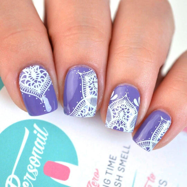 Personail Nail Wraps Mandala (Transparent)