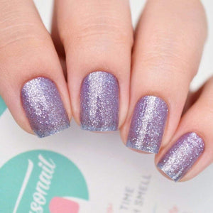 Moonshine | Blue Glitter Nail Polish Wraps