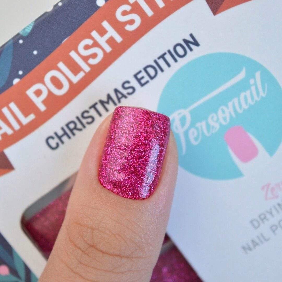 Personail Nail Wraps Mrs Clause