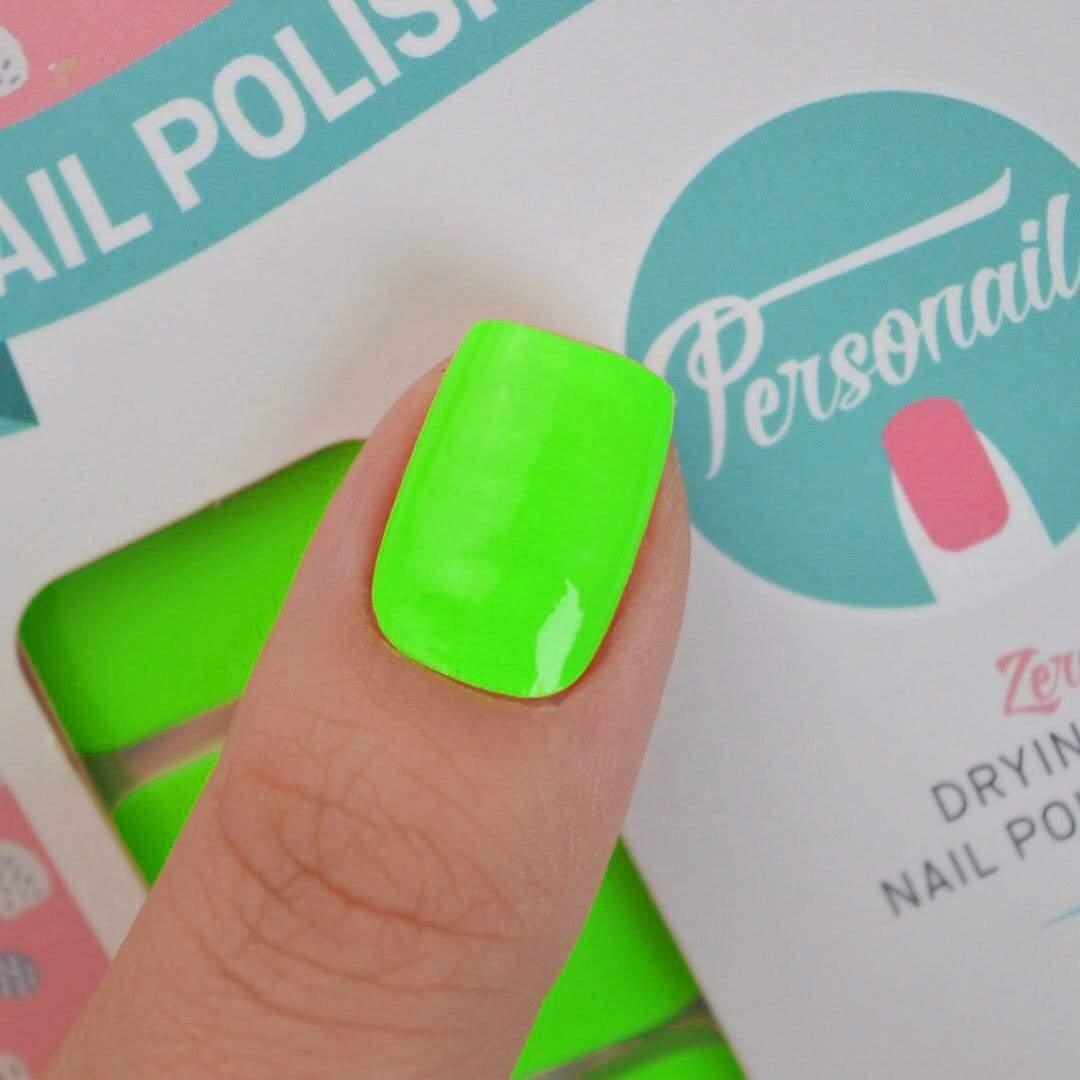 Personail Nail Wraps Neon Green