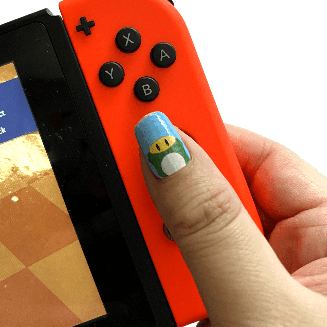 Personail Nail Wraps Nintendo