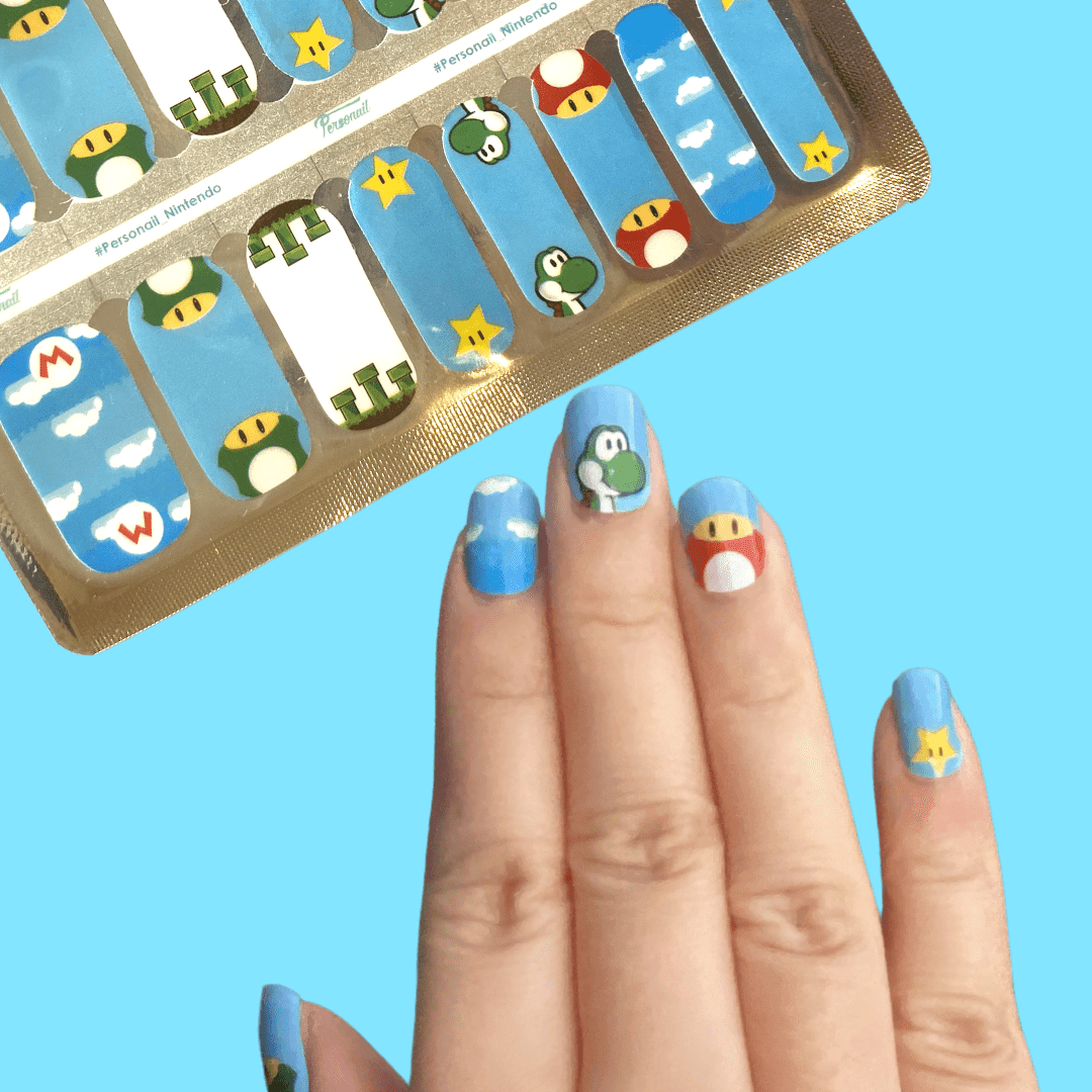 Personail Nail Wraps Nintendo
