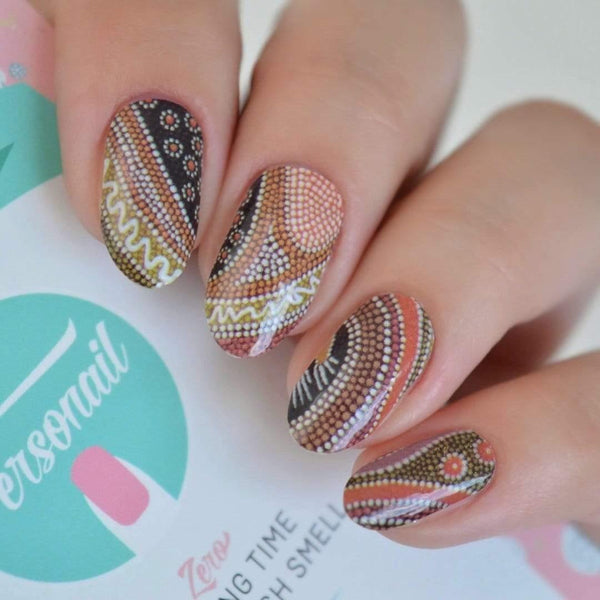 Personail Nail Wraps Papunya ($2 of every sale to be donated to Djirra)