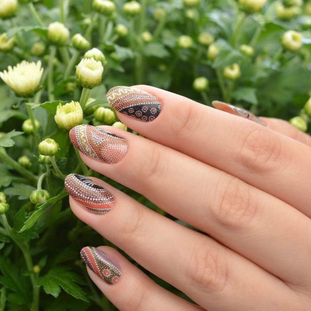 Personail Nail Wraps Papunya ($2 of every sale to be donated to Djirra)