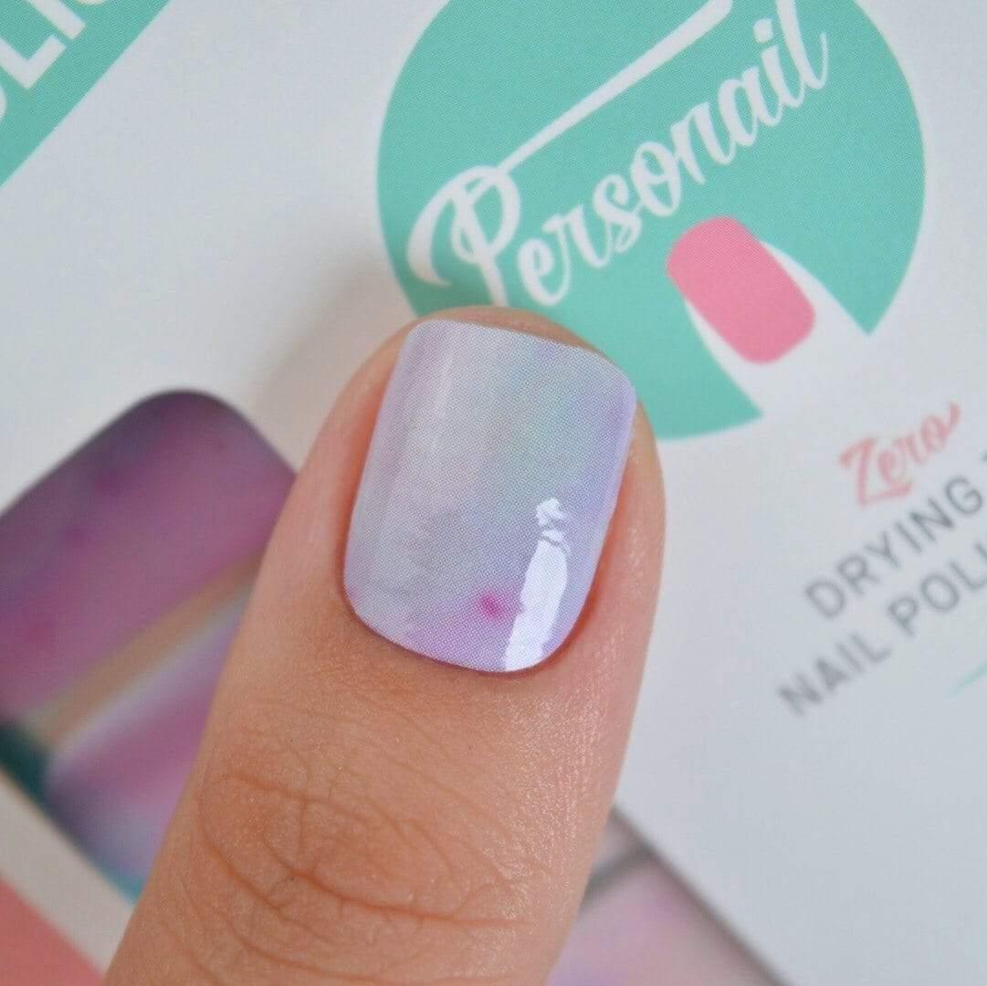 Personail Nail Wraps Pink Galaxy