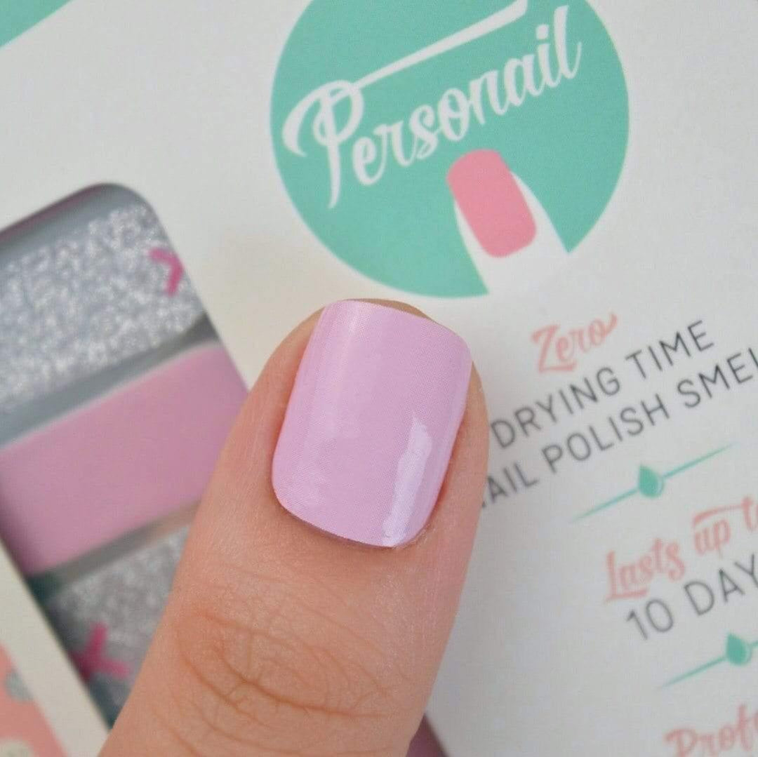 Personail Nail Wraps Pink Ribbon ($5 of every order to Cancer Council)