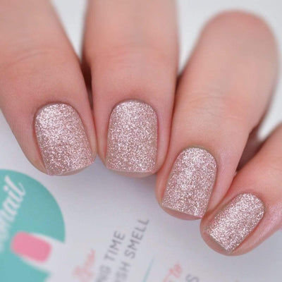 Pixie Dust Pink Glitter Nail Wraps