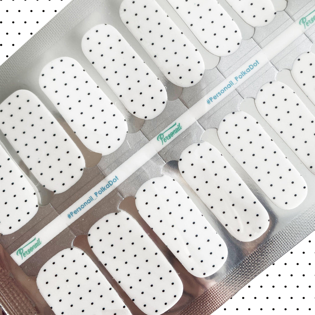 Personail Nail Wraps Polkadot