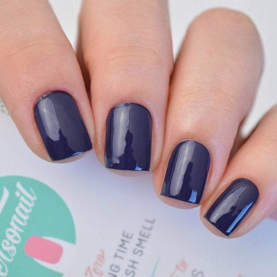 Raven | Dark Blue Nail Polish Wraps