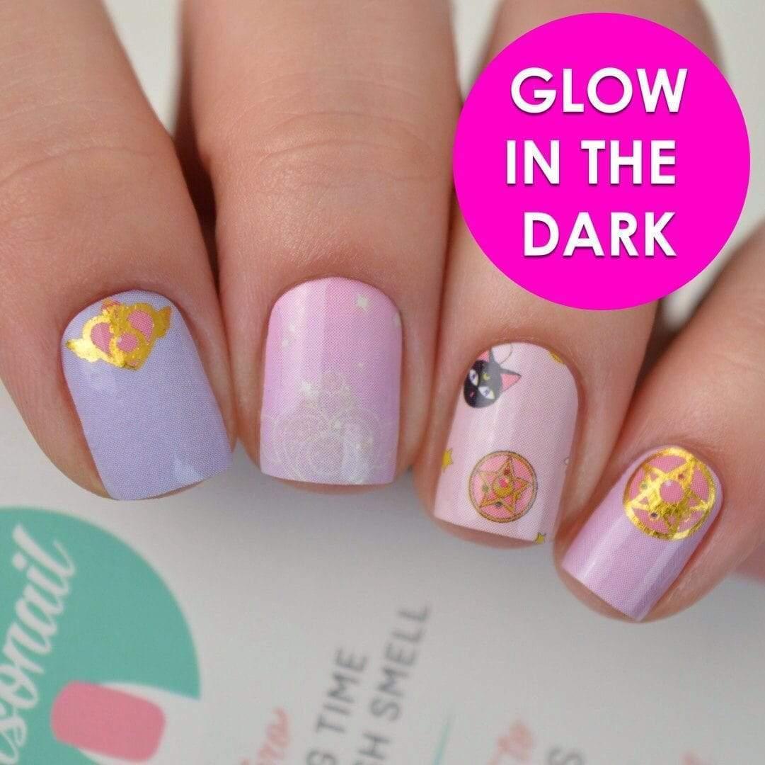 Personail Nail Wraps Sailor Moon (Glow in the dark)