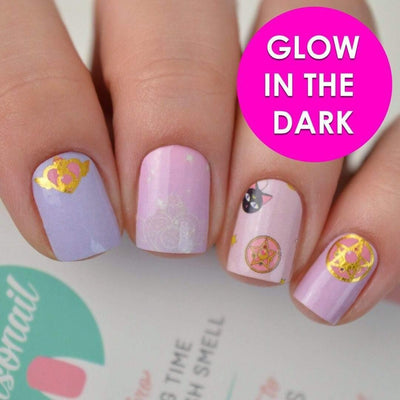 Sailor Moon | Glow in the dark Nail Polish Wrap
