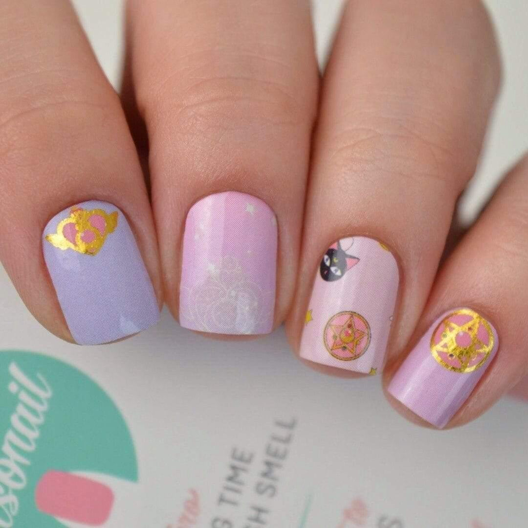 Personail Nail Wraps Sailor Moon (Glow in the dark)