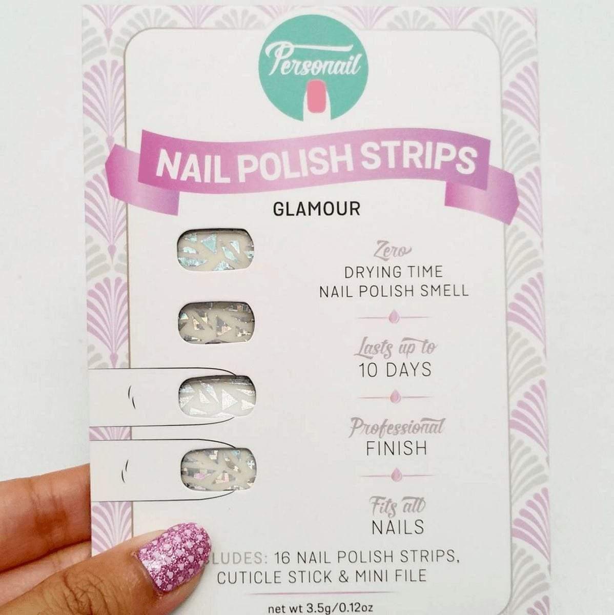 Personail Nail Wraps Shattered Glass (Transparent)