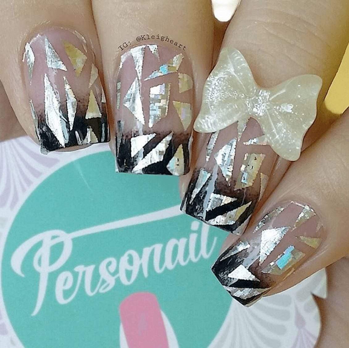 Personail Nail Wraps Shattered Glass (Transparent)