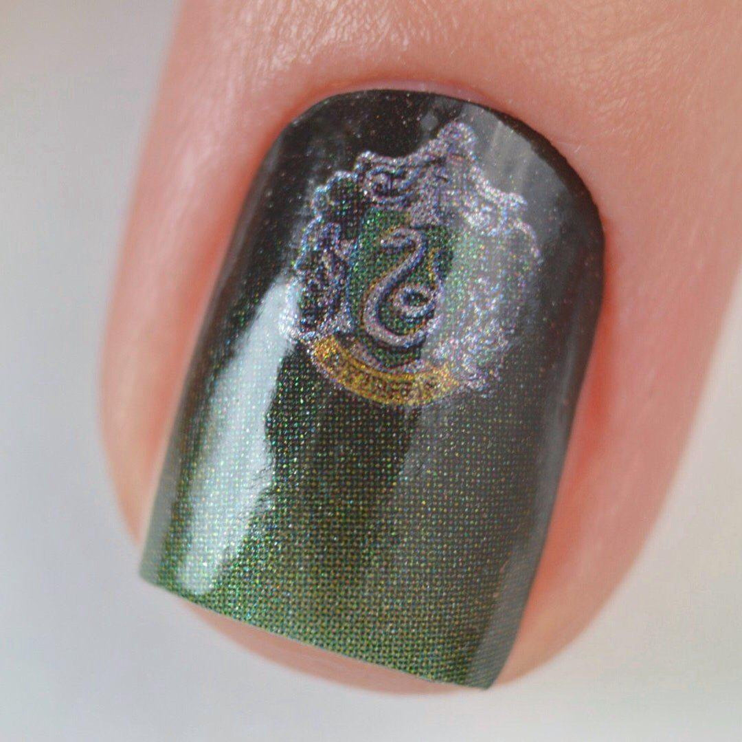 Personail Nail Wraps Slytherin (Harry Potter)