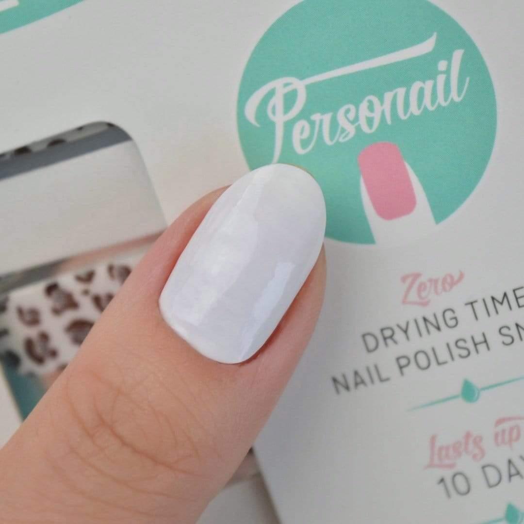 Personail Nail Wraps Snow Leopard
