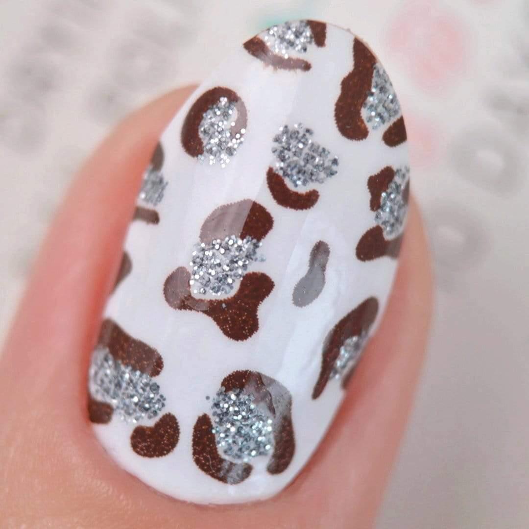 Personail Nail Wraps Snow Leopard