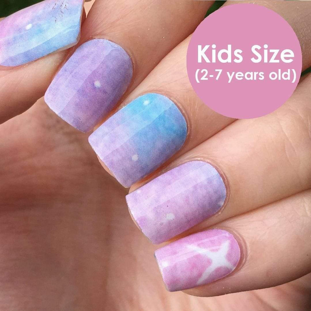 Personail Nail Wraps Space for Kids (Age 2-7 years old)