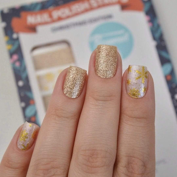 Personail Nail Wraps Starlight Christmas