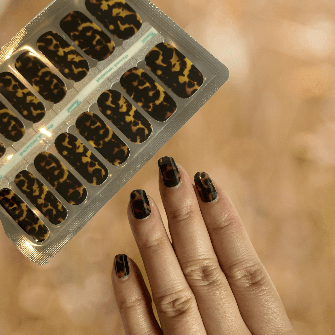 Personail Nail Wraps Tortoise Shell