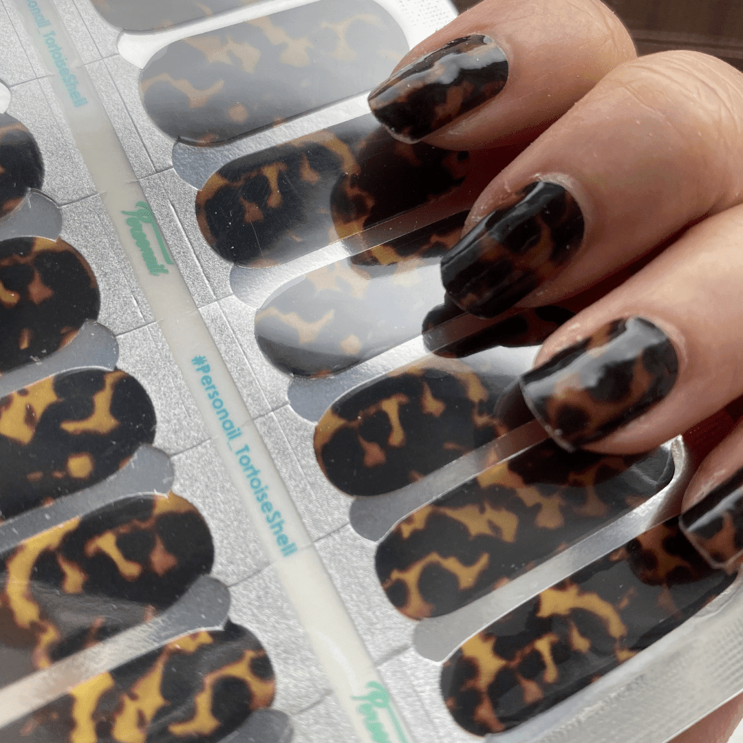 Personail Nail Wraps Tortoise Shell