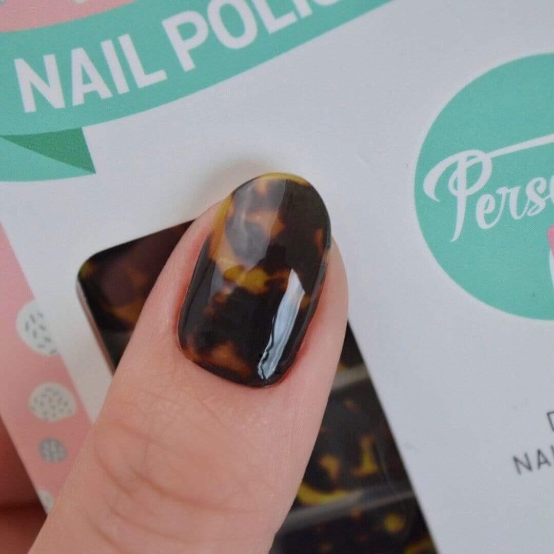 Personail Nail Wraps Tortoise Shell