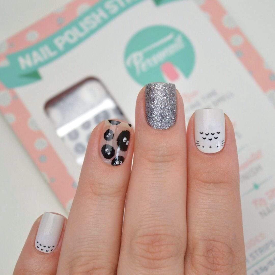 Personail Nail Wraps Totoro