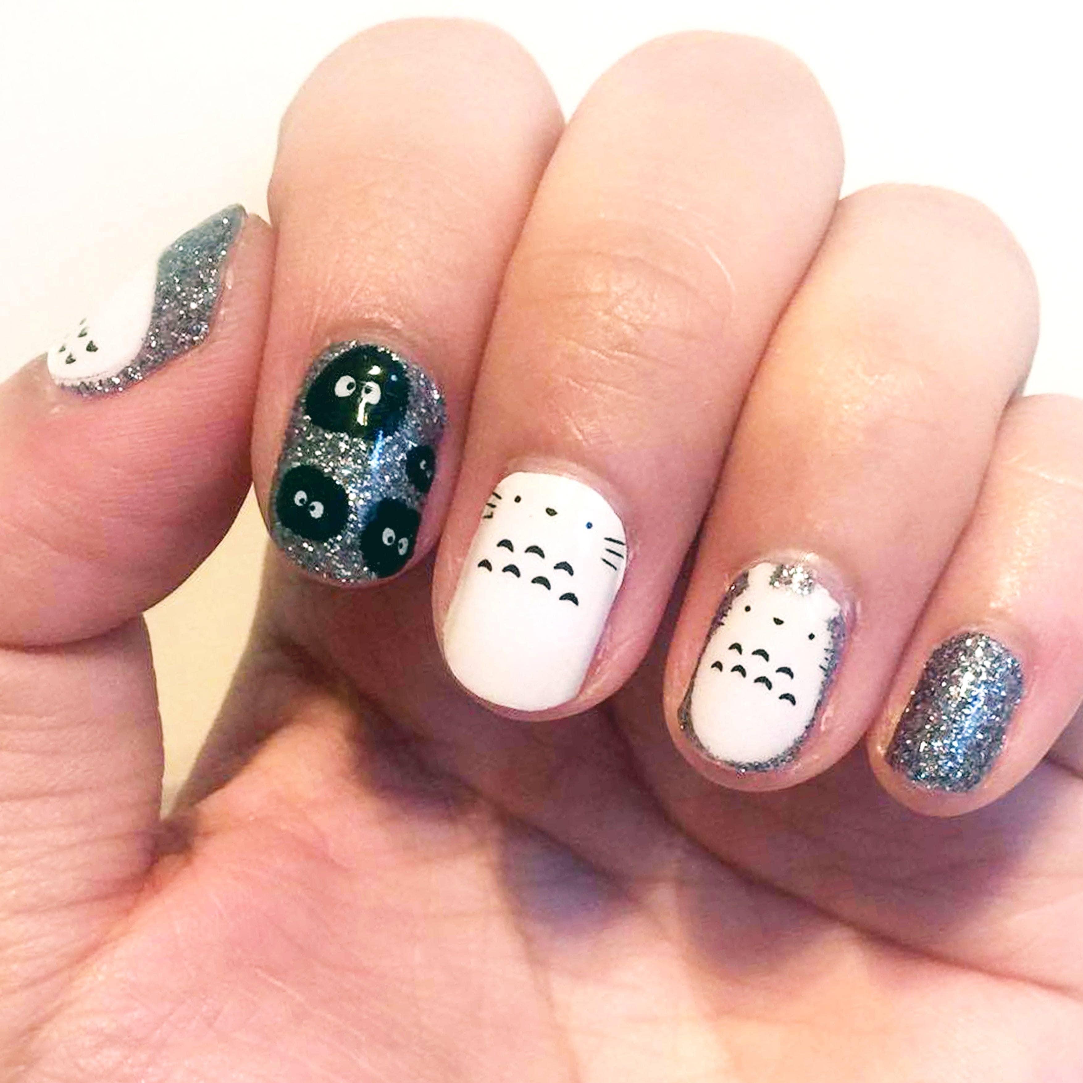 Personail Nail Wraps Totoro