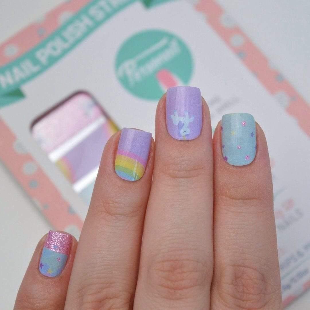 Personail Nail Wraps Unicorn