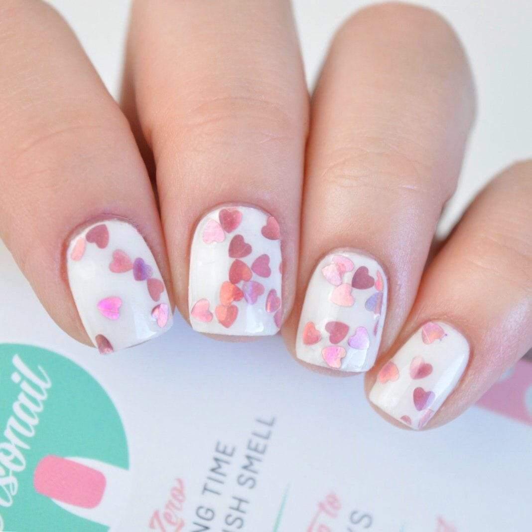 Personail Nail Wraps Valentines Day
