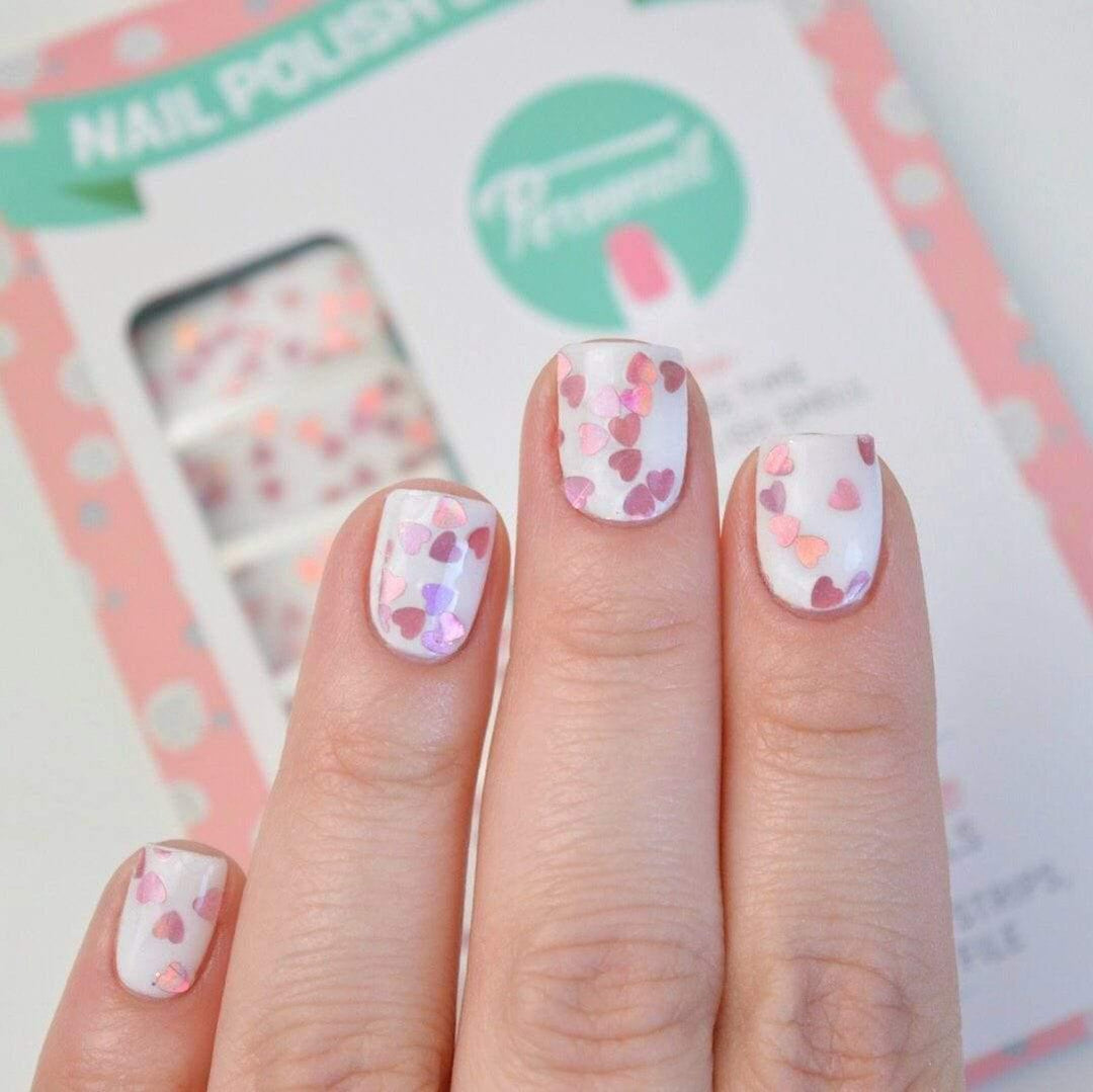 Personail Nail Wraps Valentines Day