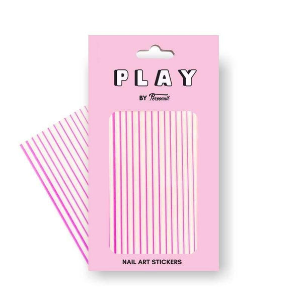 Personail Play Stickers Line Up Neon Pink