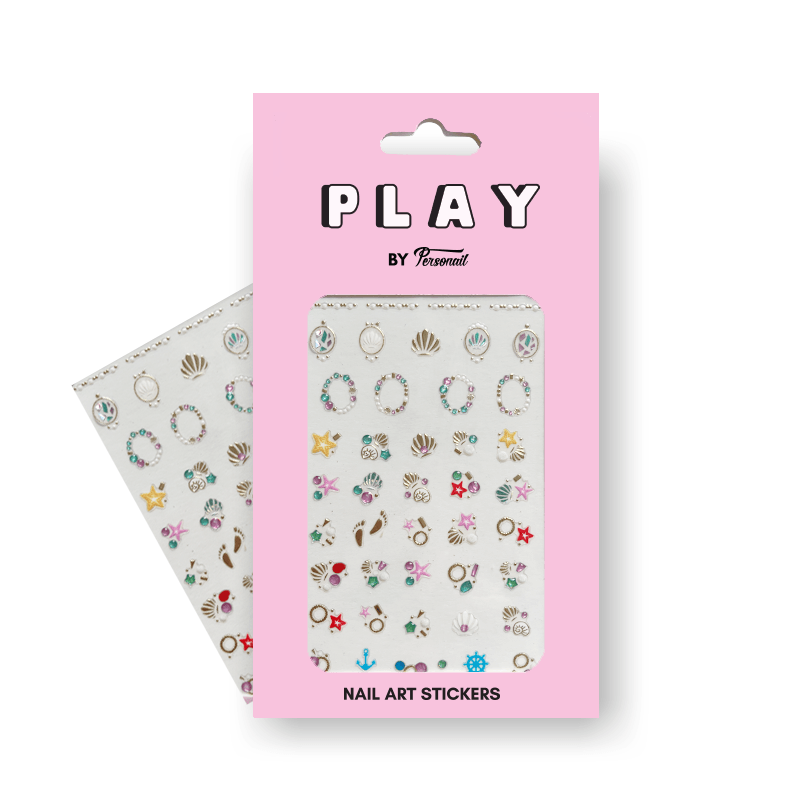 Seashell PLAY Nail Art Sticker