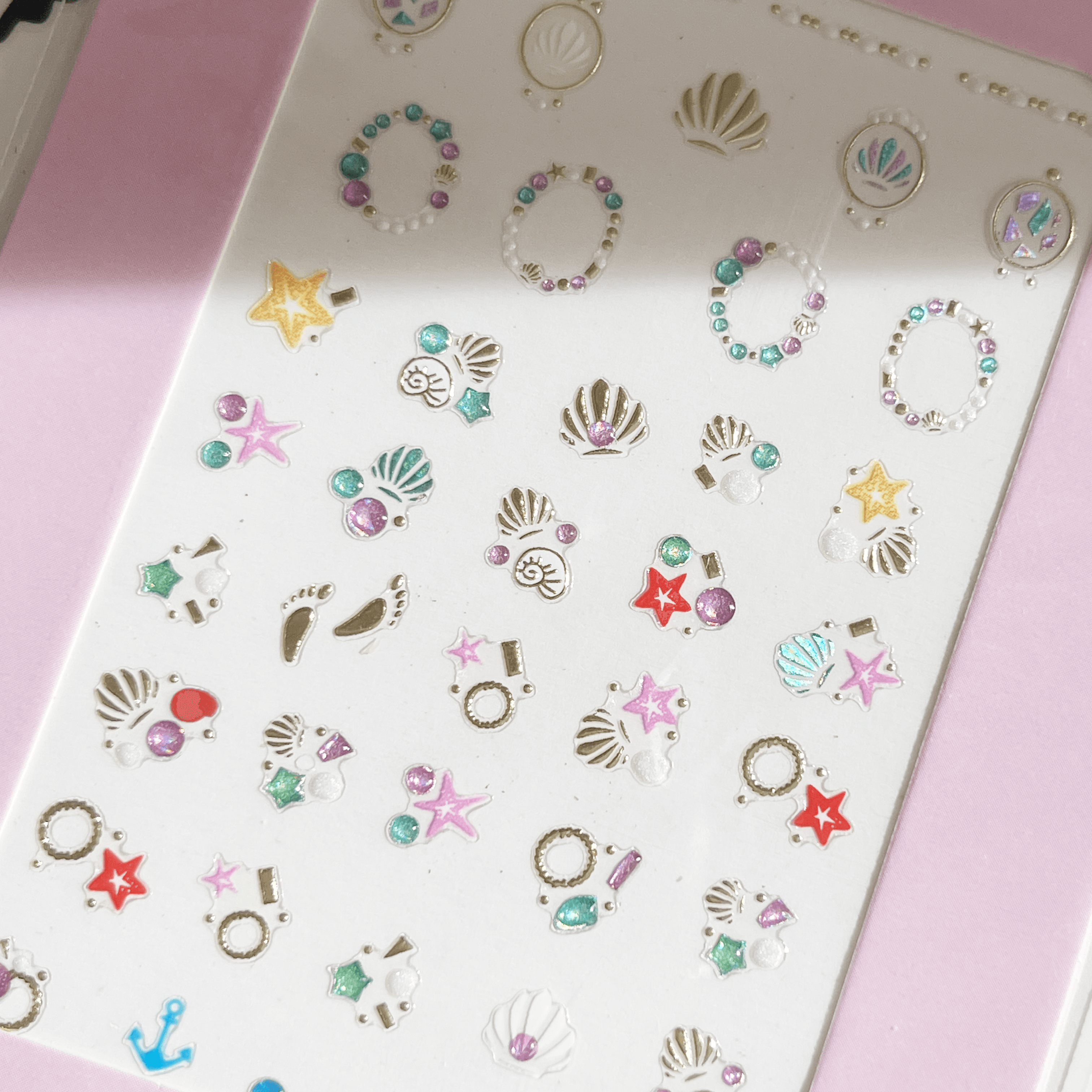 Seashell PLAY Nail Art Sticker